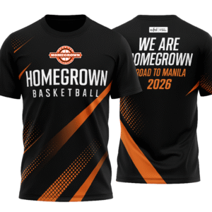 Homegrown Basketball Supporter Shirt – Road to Manila 2026